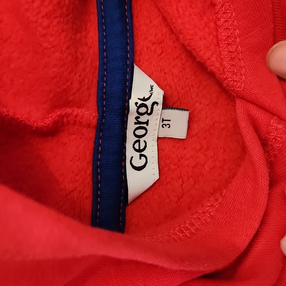 George Brand Red Skater Hoodie, Sz 3T. Like New! - Picture 3 of 4